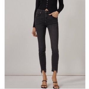 Zara Skinny Jeans Raw Hem